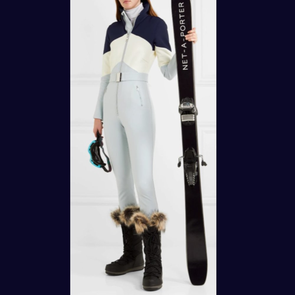 Selling Blue/White Cordova Alta Ski Suit Size P